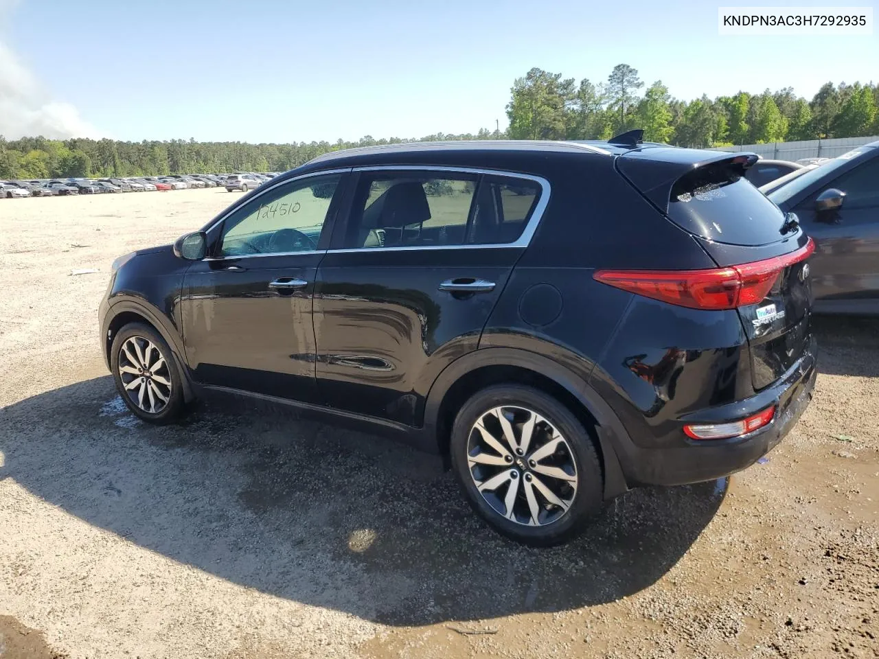 2017 Kia Sportage Ex VIN: KNDPN3AC3H7292935 Lot: 51995304