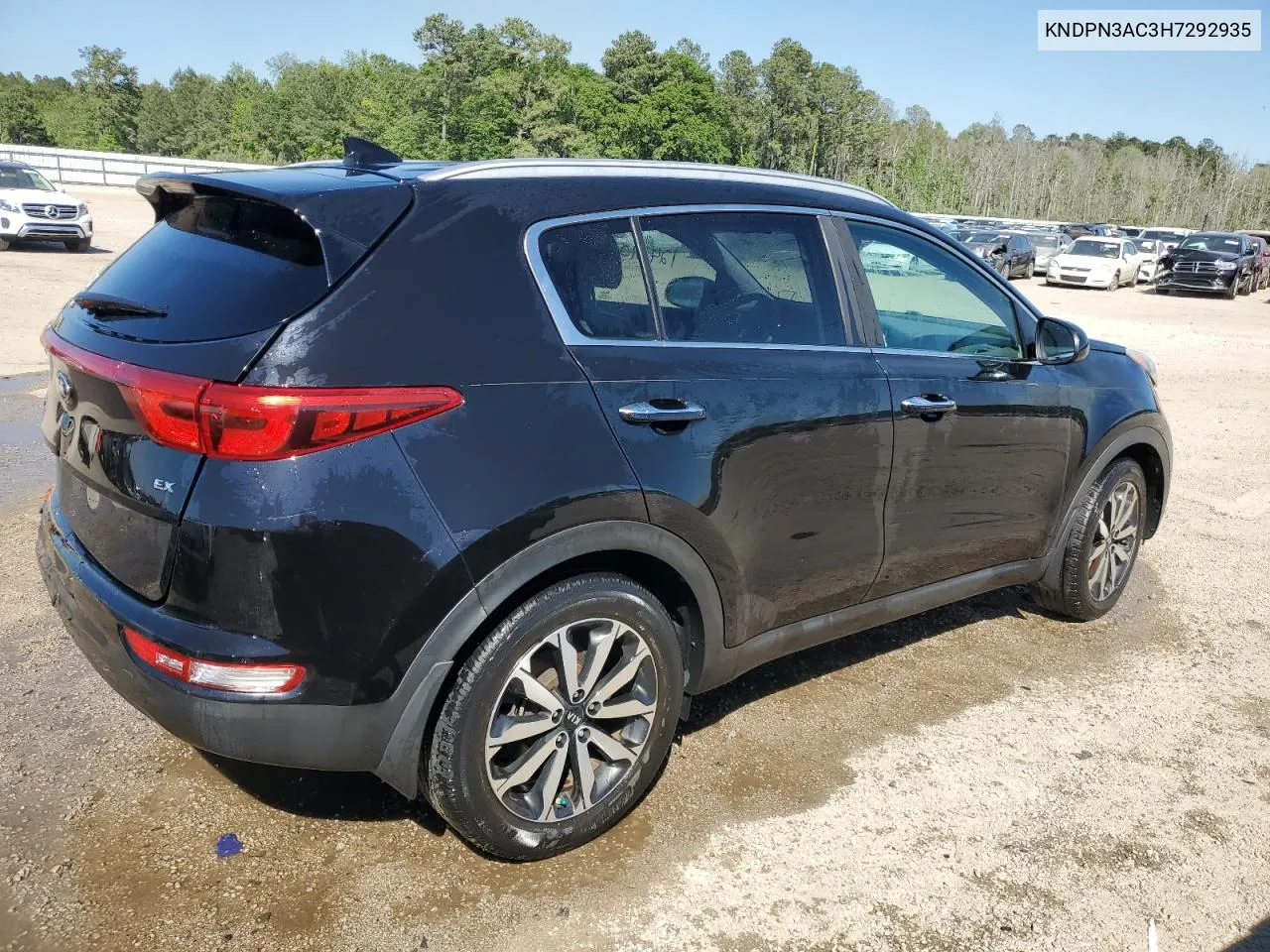 2017 Kia Sportage Ex VIN: KNDPN3AC3H7292935 Lot: 51995304