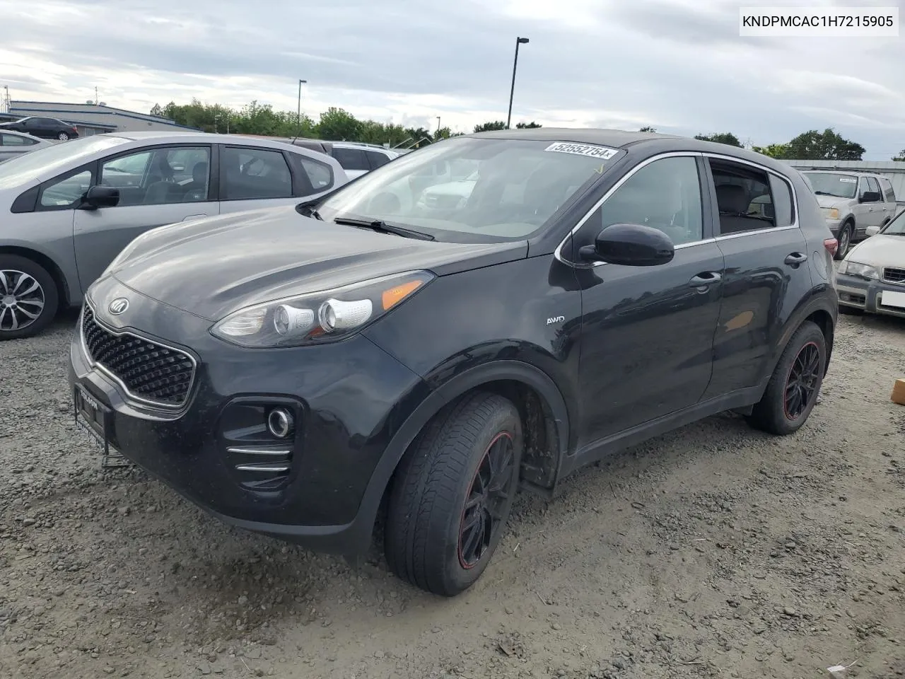 2017 Kia Sportage Lx VIN: KNDPMCAC1H7215905 Lot: 52552754