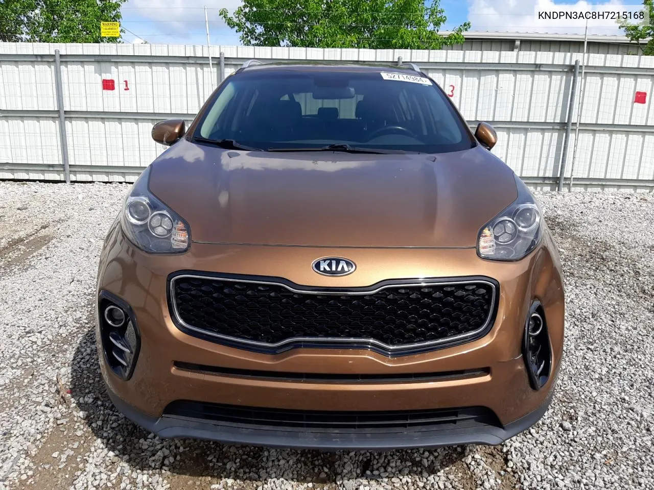 KNDPN3AC8H7215168 2017 Kia Sportage Ex