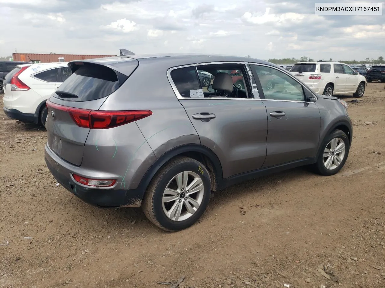 2017 Kia Sportage Lx VIN: KNDPM3ACXH7167451 Lot: 53289454