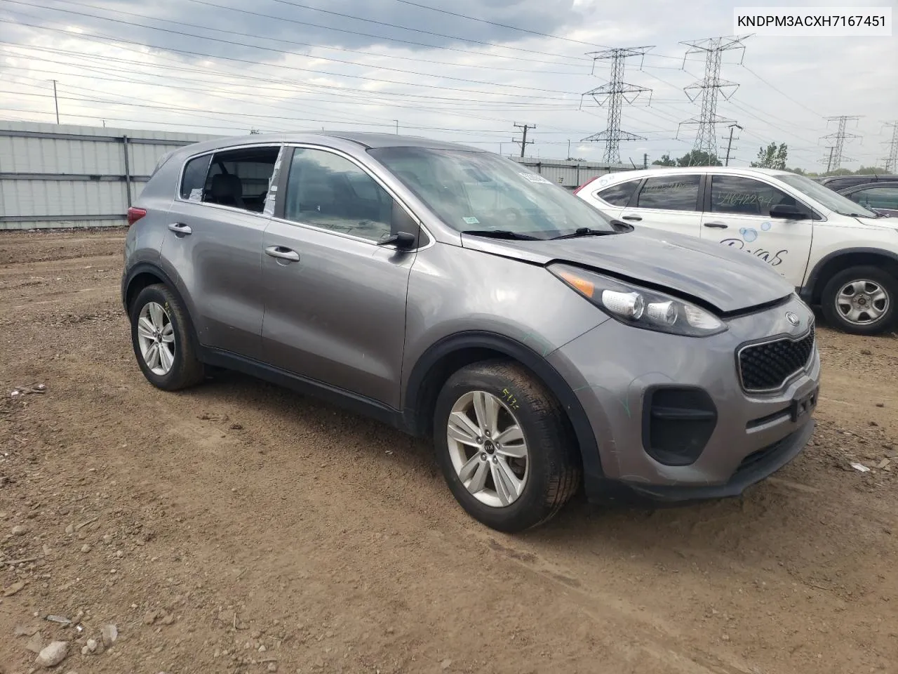 2017 Kia Sportage Lx VIN: KNDPM3ACXH7167451 Lot: 53289454