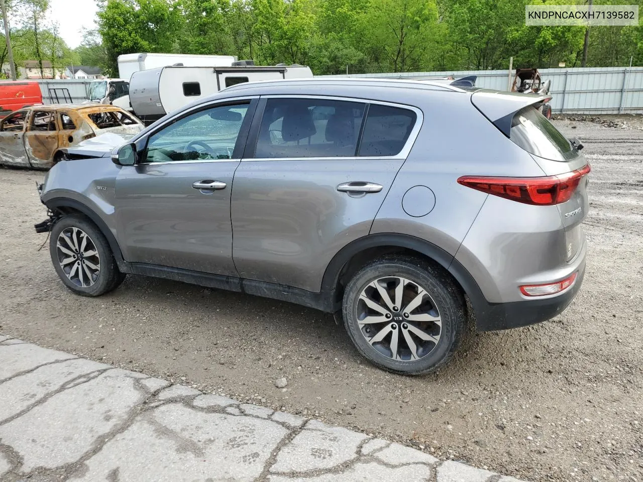 2017 Kia Sportage Ex VIN: KNDPNCACXH7139582 Lot: 53852974