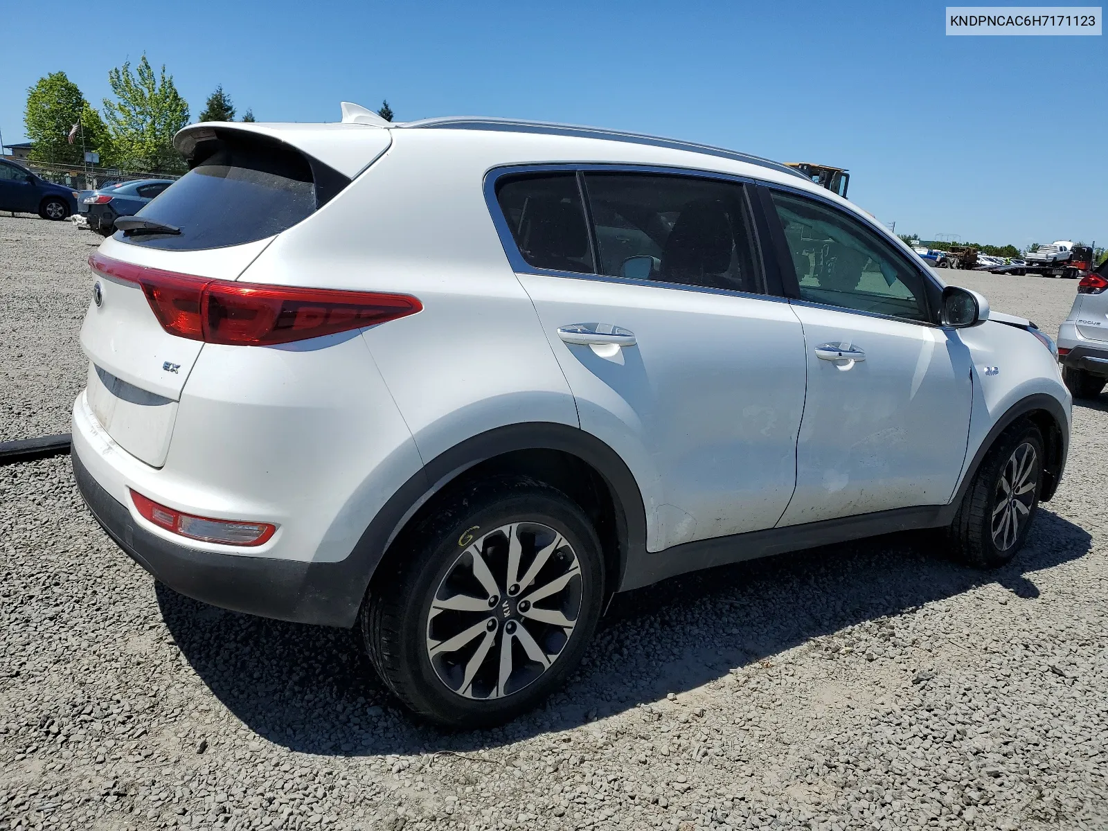 2017 Kia Sportage Ex VIN: KNDPNCAC6H7171123 Lot: 54168674