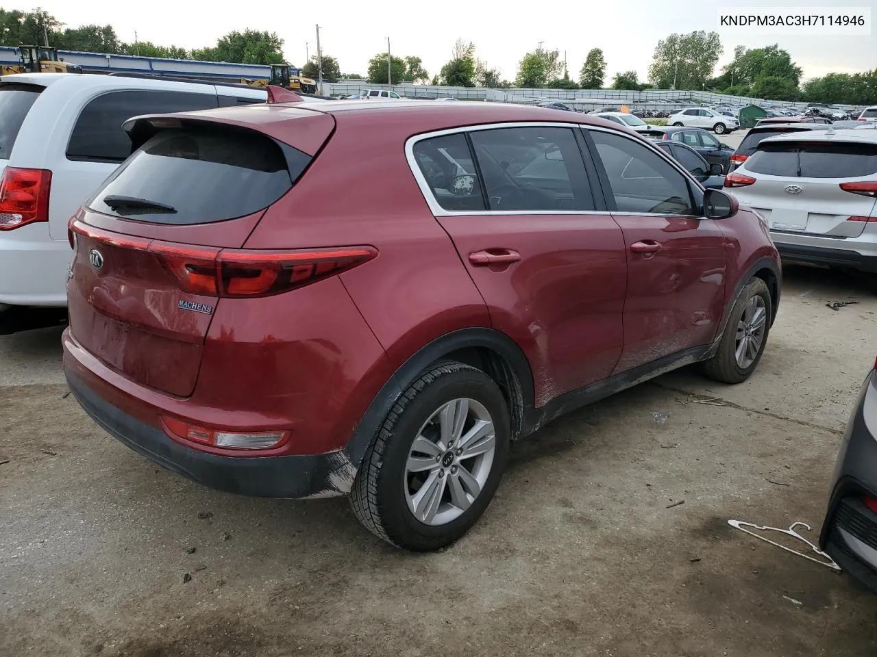 KNDPM3AC3H7114946 2017 Kia Sportage Lx