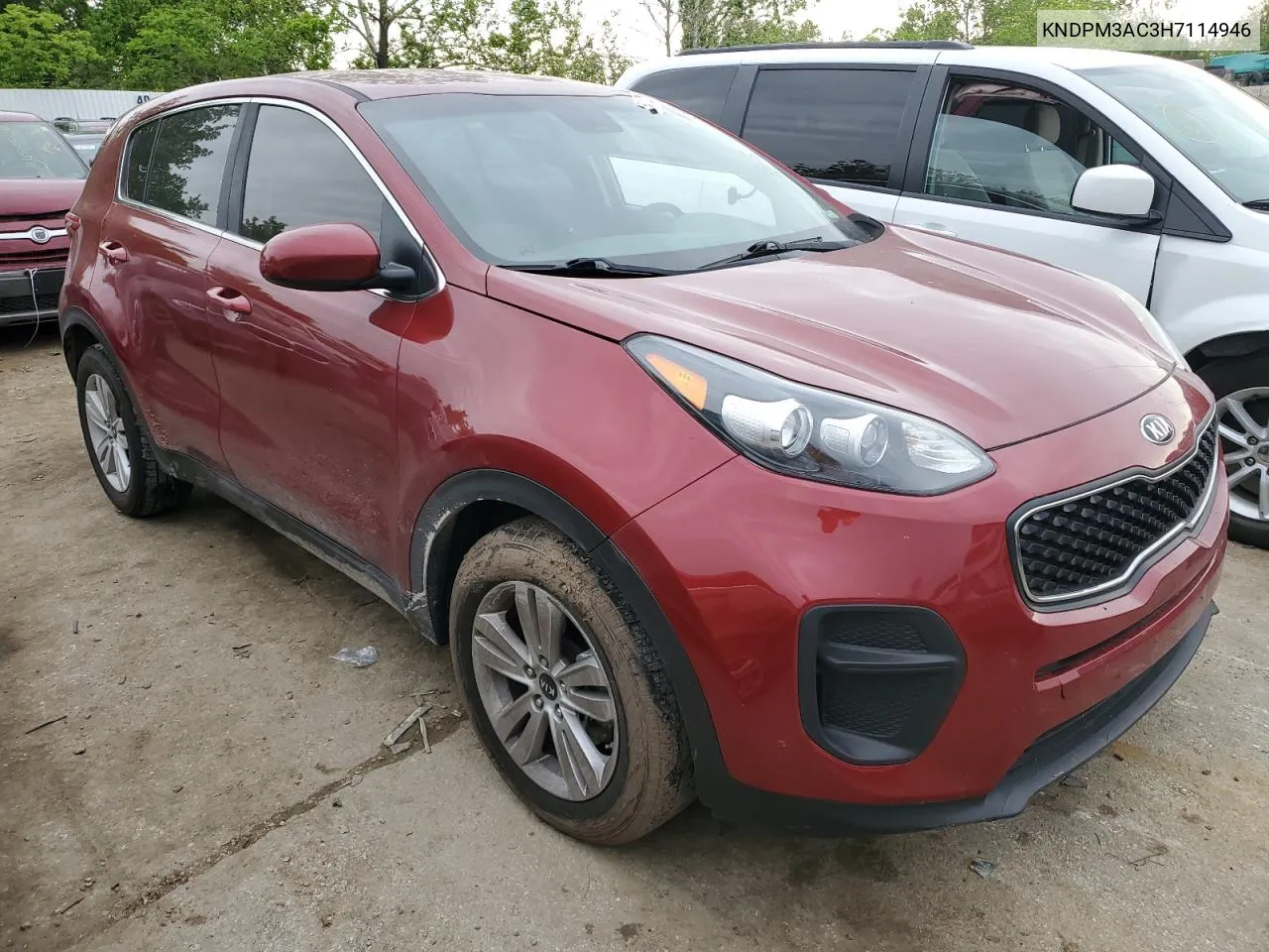 KNDPM3AC3H7114946 2017 Kia Sportage Lx