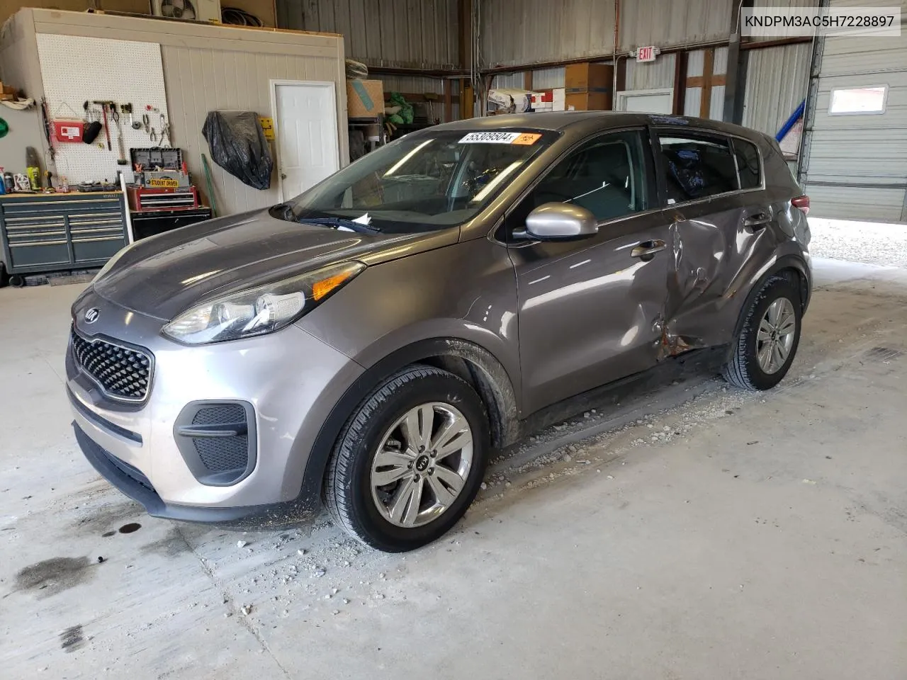 KNDPM3AC5H7228897 2017 Kia Sportage Lx