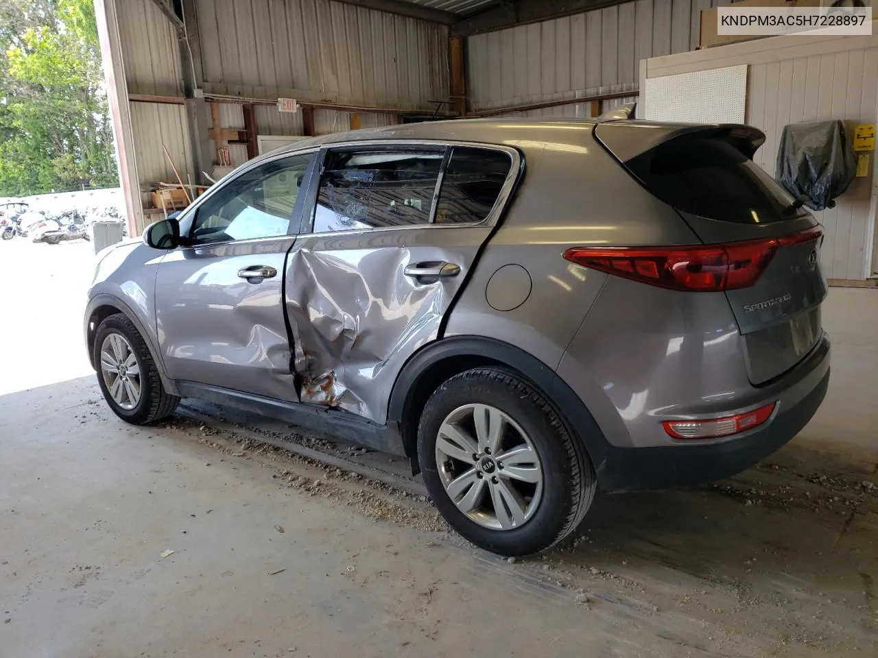 KNDPM3AC5H7228897 2017 Kia Sportage Lx