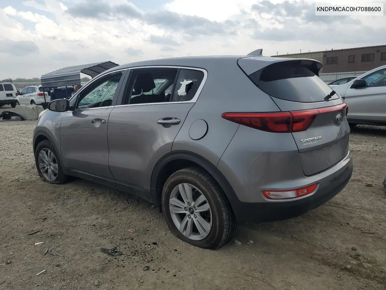 2017 Kia Sportage Lx VIN: KNDPMCAC0H7088600 Lot: 55601834