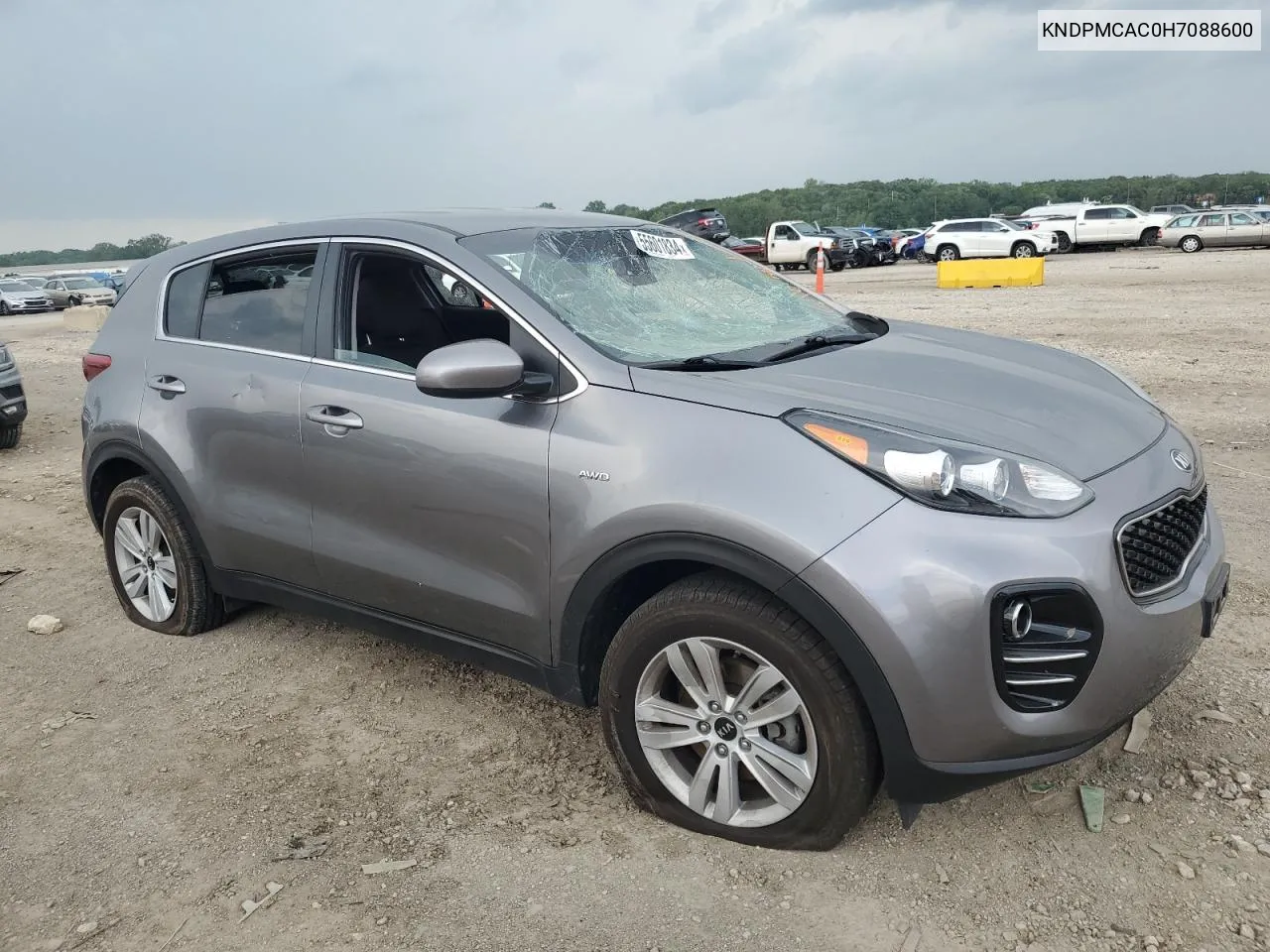 KNDPMCAC0H7088600 2017 Kia Sportage Lx