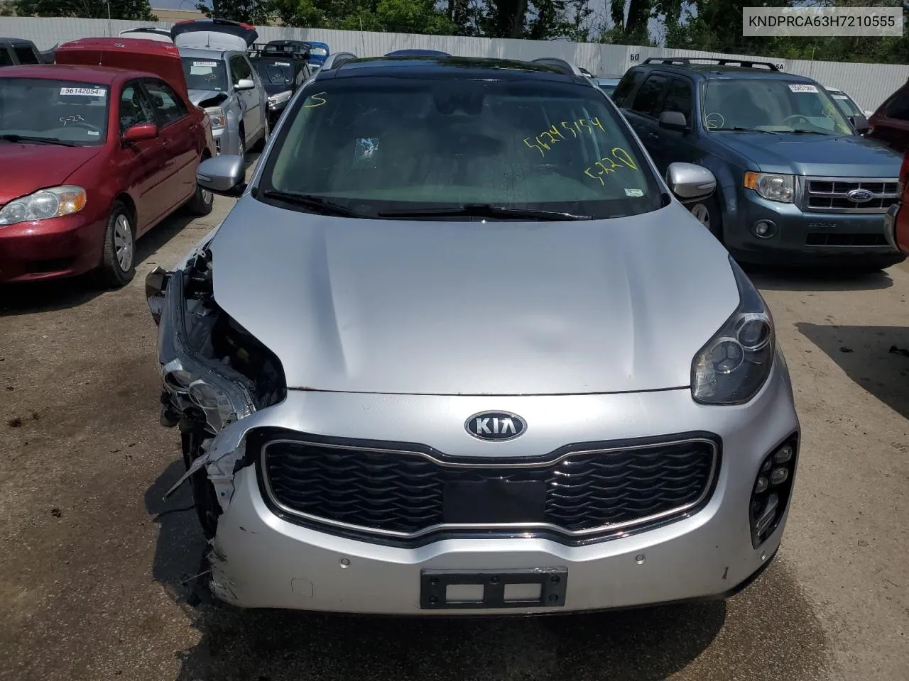 KNDPRCA63H7210555 2017 Kia Sportage Sx