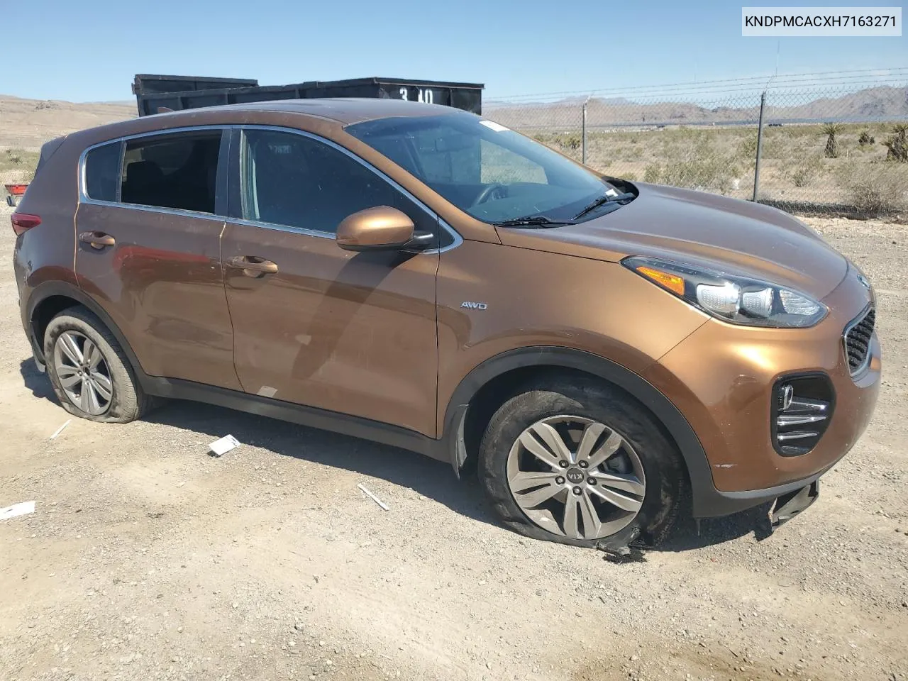 2017 Kia Sportage Lx VIN: KNDPMCACXH7163271 Lot: 56932754