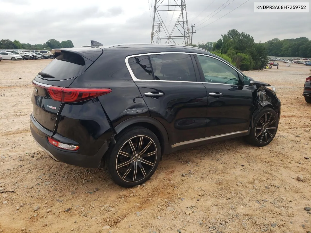 KNDPR3A68H7259752 2017 Kia Sportage Sx