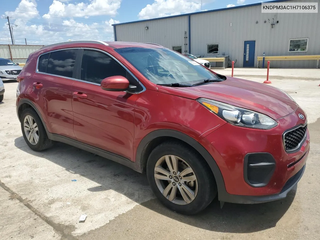 KNDPM3AC1H7106375 2017 Kia Sportage Lx