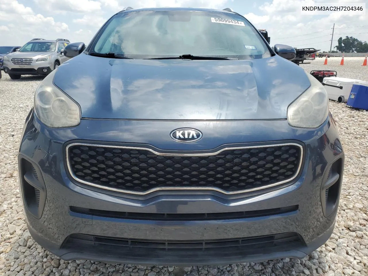 2017 Kia Sportage Lx VIN: KNDPM3AC2H7204346 Lot: 59099434