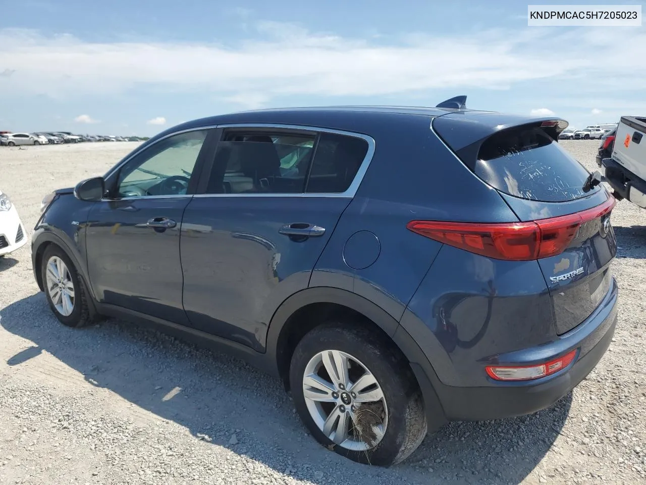 2017 Kia Sportage Lx VIN: KNDPMCAC5H7205023 Lot: 59326874