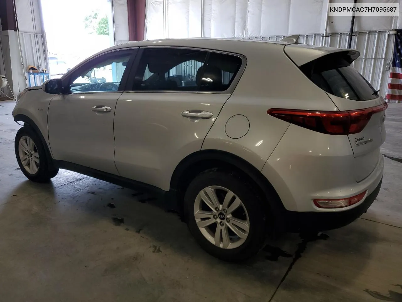 2017 Kia Sportage Lx VIN: KNDPMCAC7H7095687 Lot: 59711824