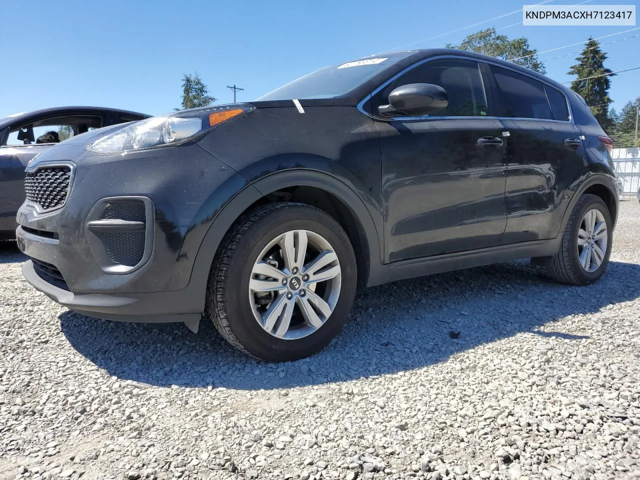 2017 Kia Sportage Lx VIN: KNDPM3ACXH7123417 Lot: 60766314