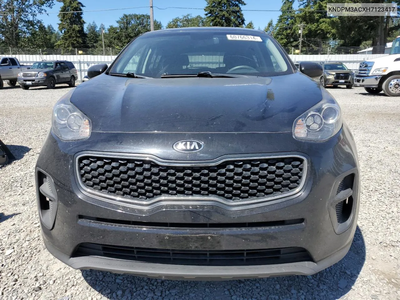 2017 Kia Sportage Lx VIN: KNDPM3ACXH7123417 Lot: 60766314