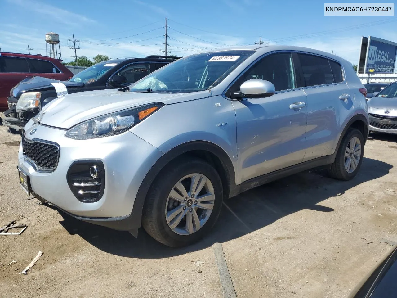 2017 Kia Sportage Lx VIN: KNDPMCAC6H7230447 Lot: 60999974