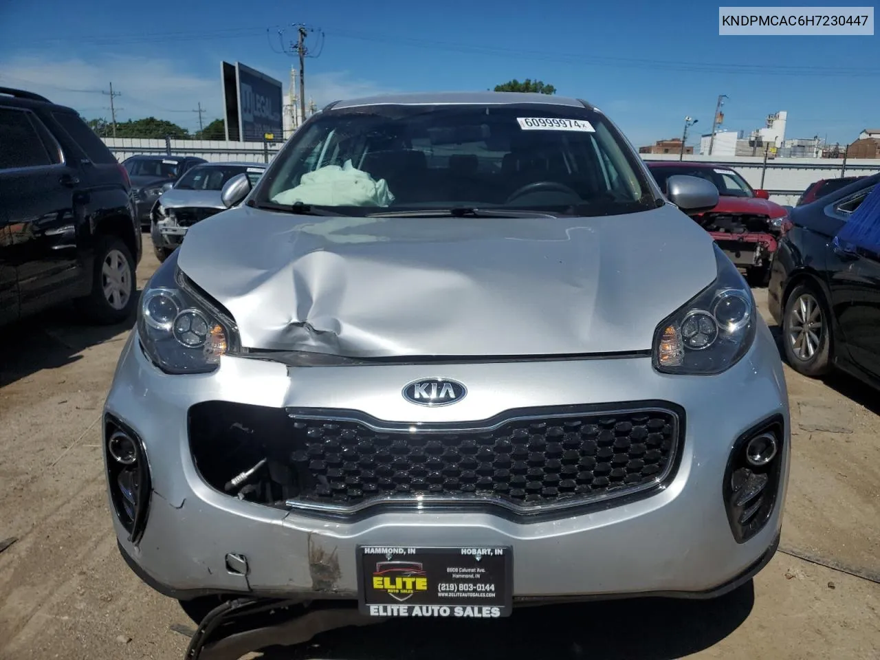 2017 Kia Sportage Lx VIN: KNDPMCAC6H7230447 Lot: 60999974