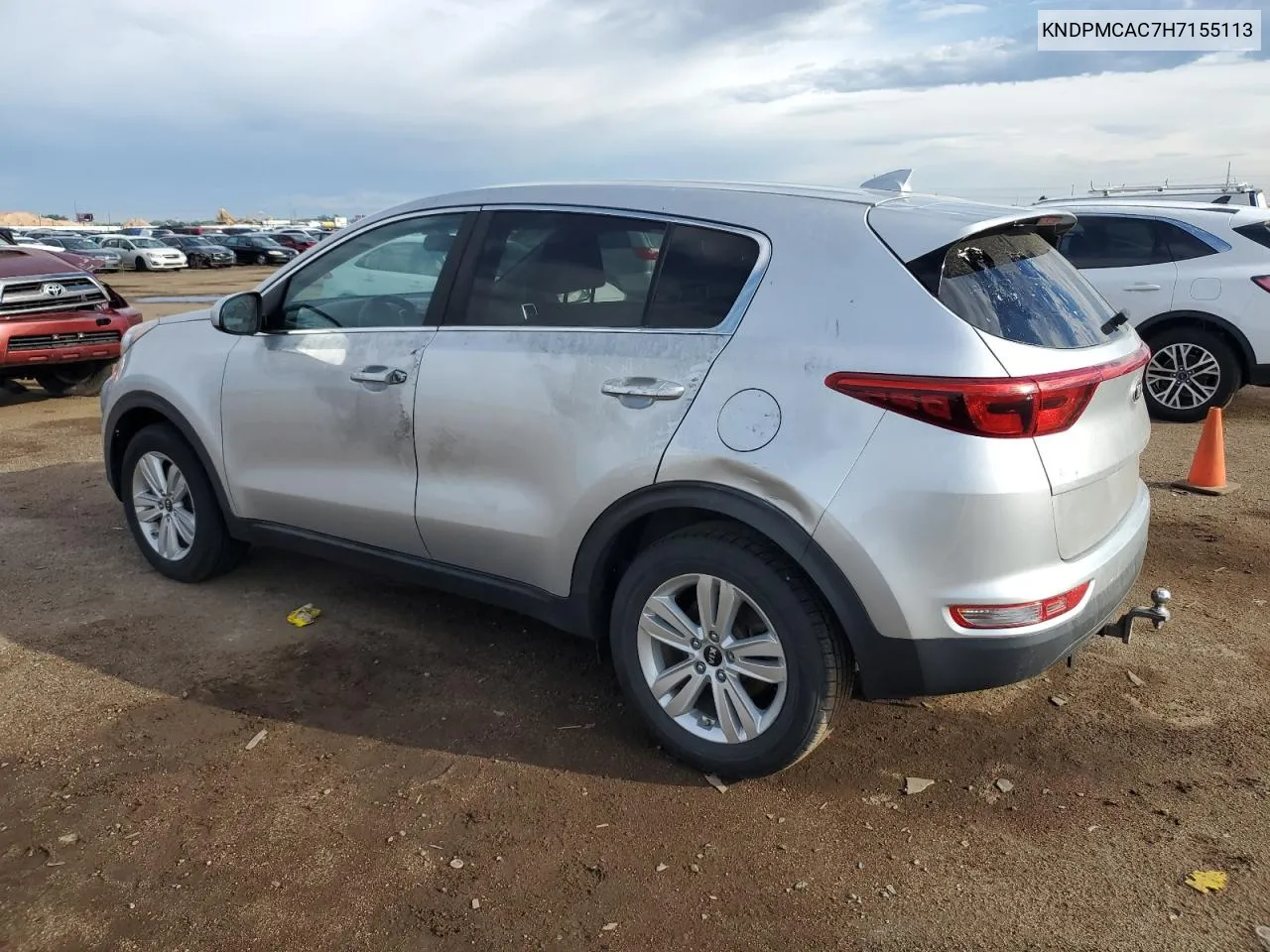 KNDPMCAC7H7155113 2017 Kia Sportage Lx