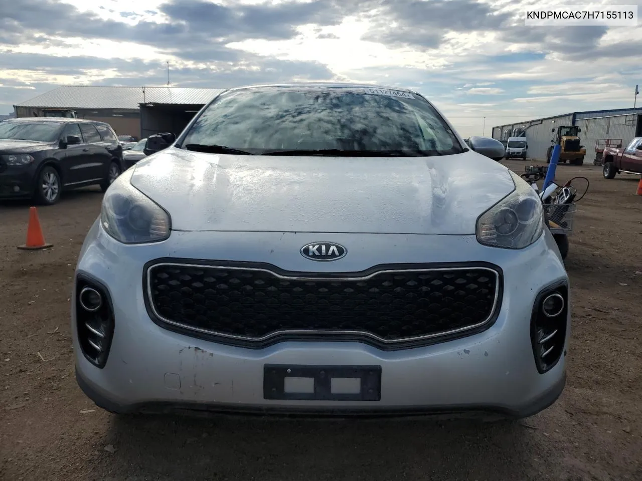 2017 Kia Sportage Lx VIN: KNDPMCAC7H7155113 Lot: 61127464