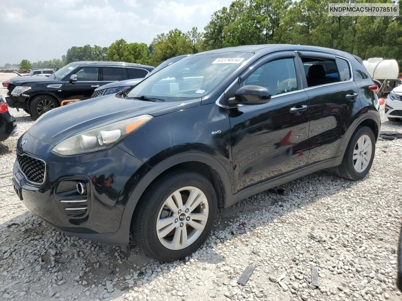 KNDPMCAC5H7078516 2017 Kia Sportage Lx