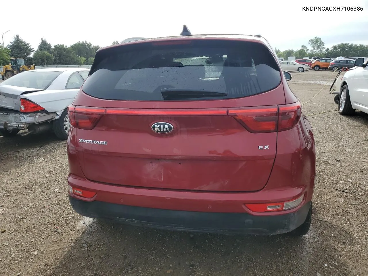 KNDPNCACXH7106386 2017 Kia Sportage Ex