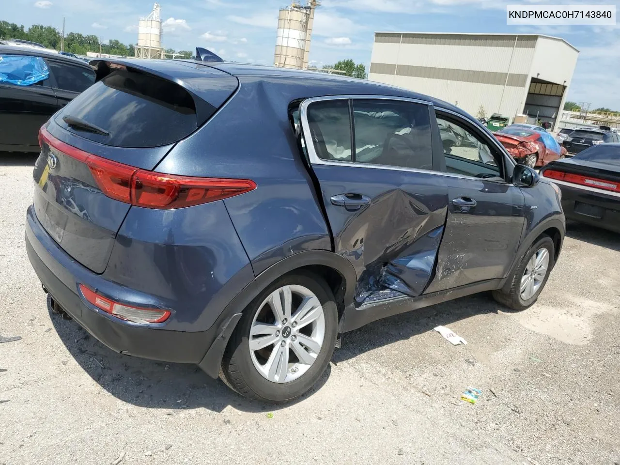 KNDPMCAC0H7143840 2017 Kia Sportage Lx