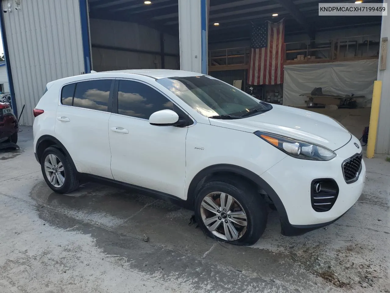 2017 Kia Sportage Lx VIN: KNDPMCACXH7199459 Lot: 62476144