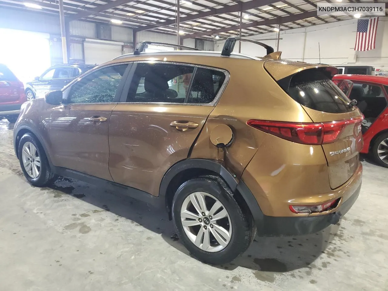 2017 Kia Sportage Lx VIN: KNDPM3AC3H7039116 Lot: 62726274