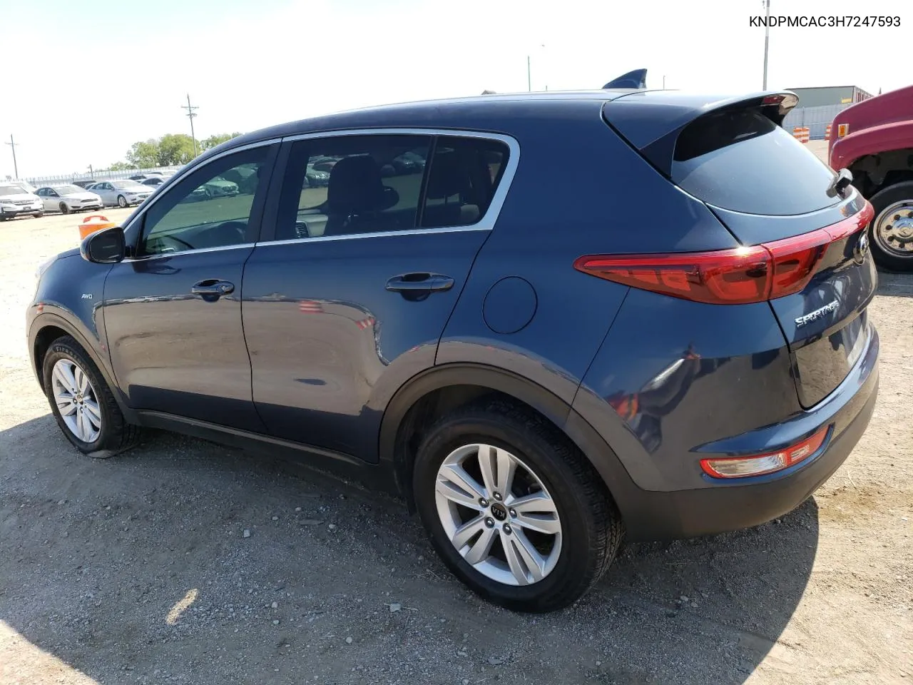 2017 Kia Sportage Lx VIN: KNDPMCAC3H7247593 Lot: 62874384