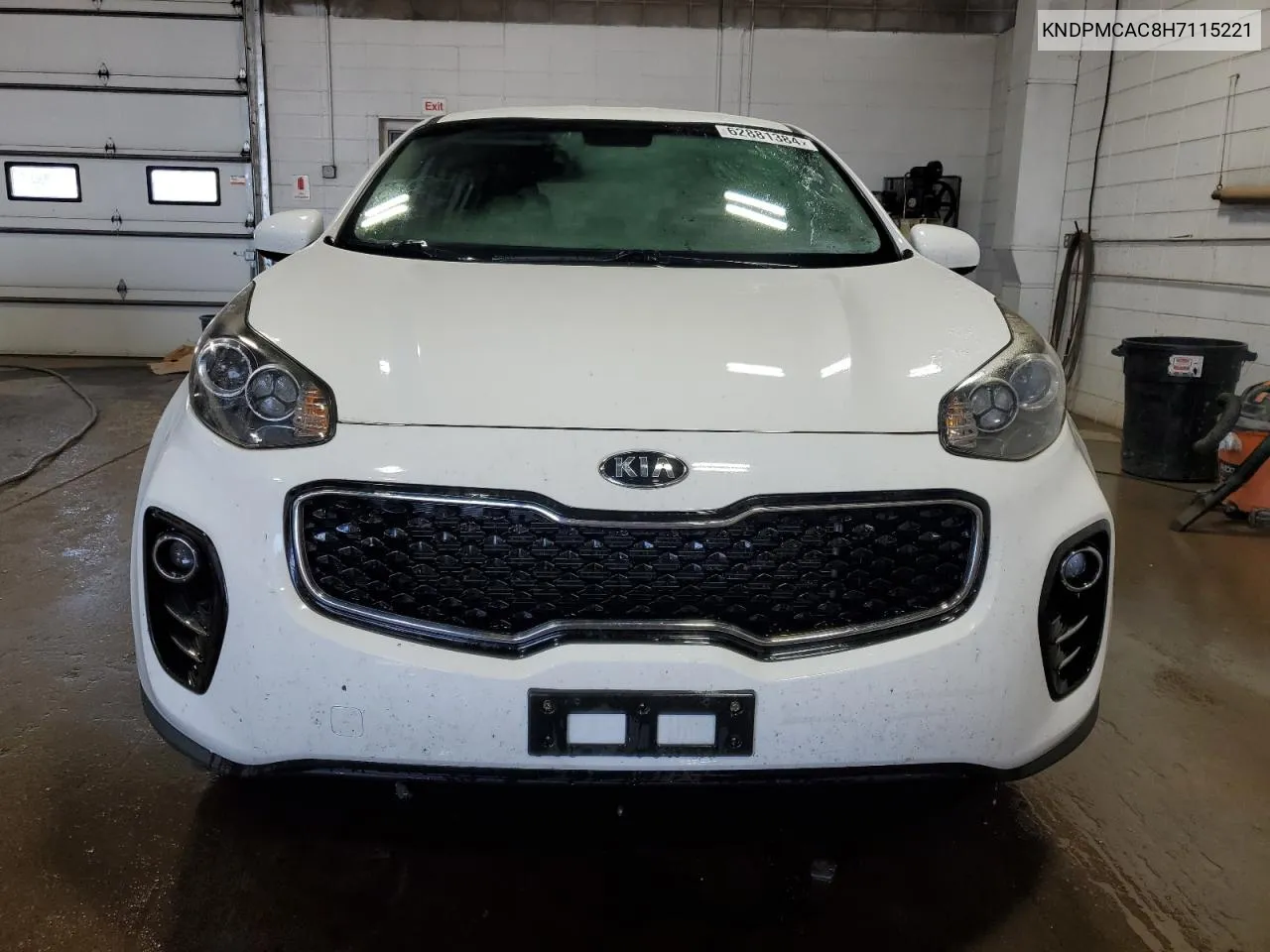 2017 Kia Sportage Lx VIN: KNDPMCAC8H7115221 Lot: 62881384