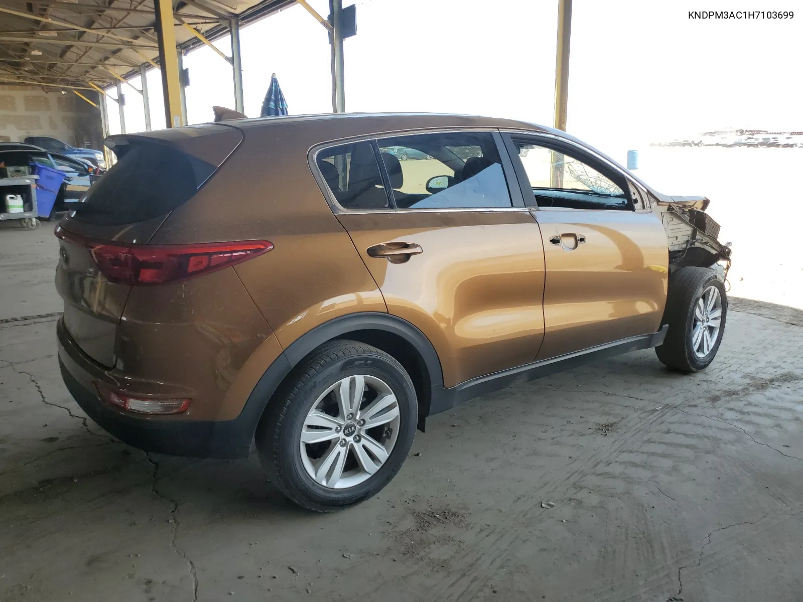 KNDPM3AC1H7103699 2017 Kia Sportage Lx