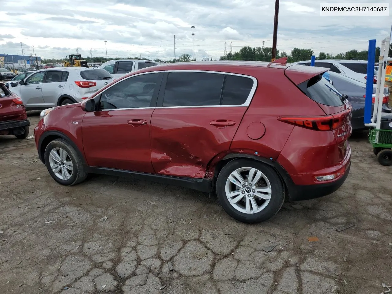 KNDPMCAC3H7140687 2017 Kia Sportage Lx