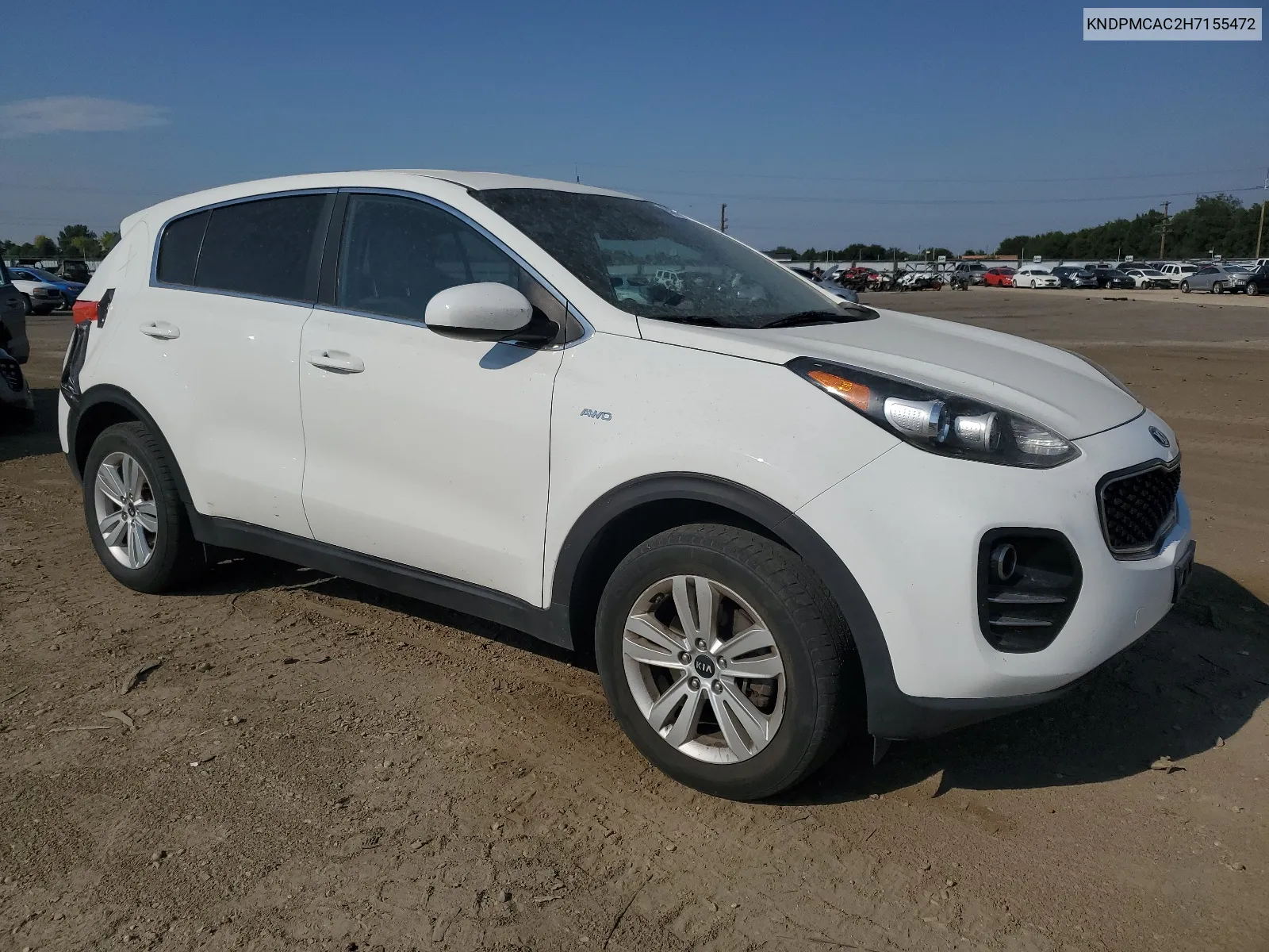 2017 Kia Sportage Lx VIN: KNDPMCAC2H7155472 Lot: 63877244