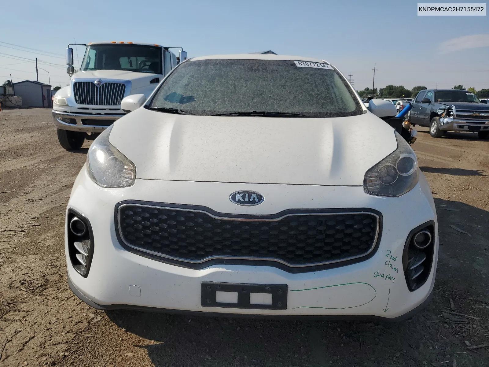 2017 Kia Sportage Lx VIN: KNDPMCAC2H7155472 Lot: 63877244