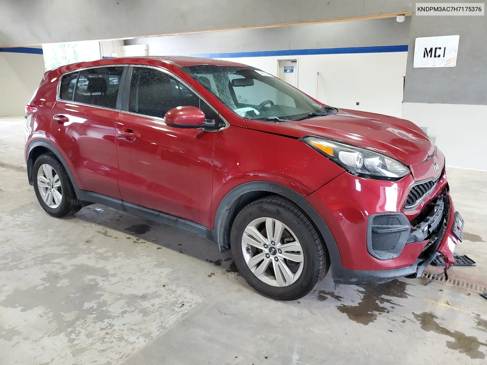 2017 Kia Sportage Lx VIN: KNDPM3AC7H7175376 Lot: 64067344