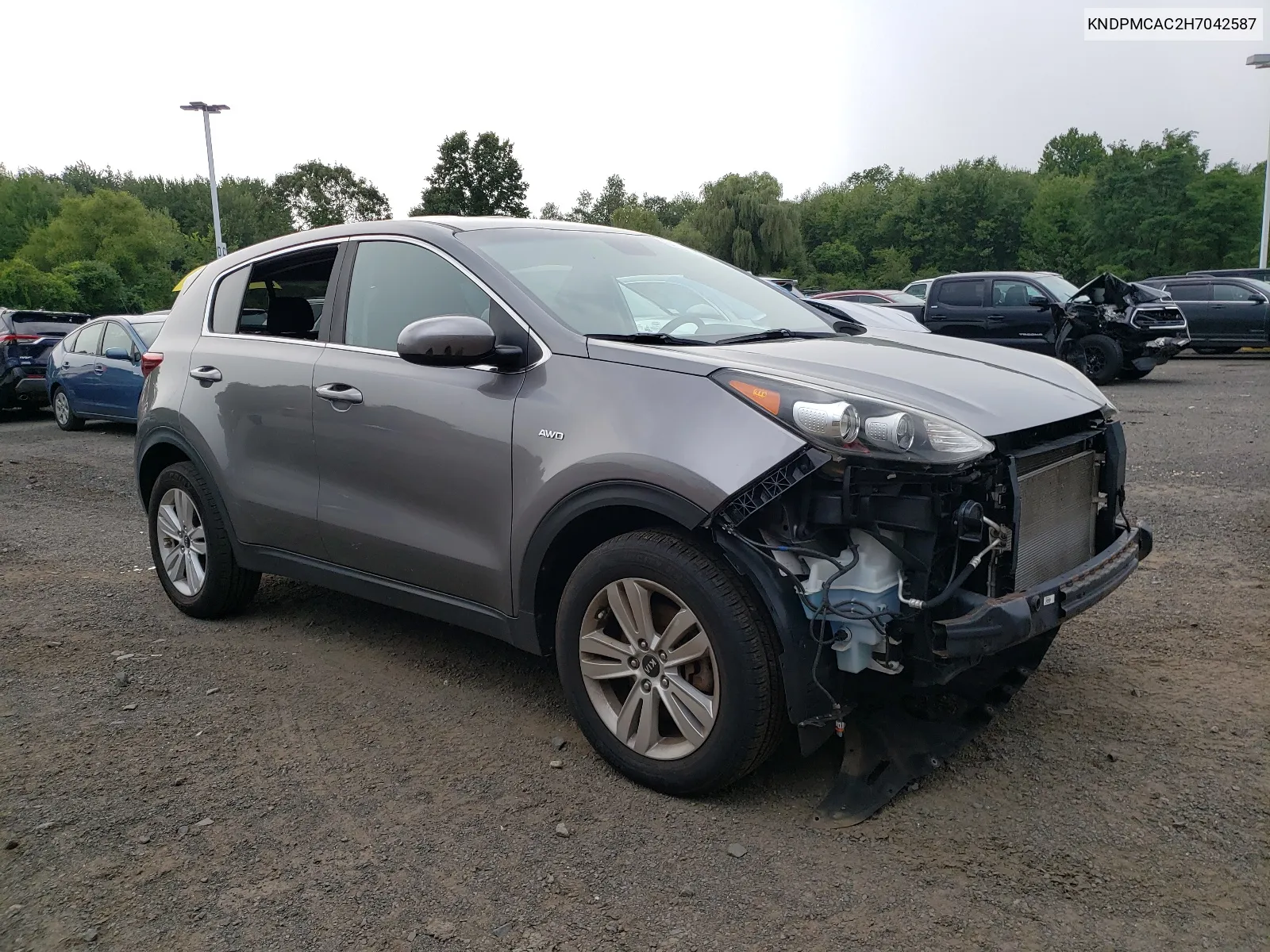 KNDPMCAC2H7042587 2017 Kia Sportage Lx