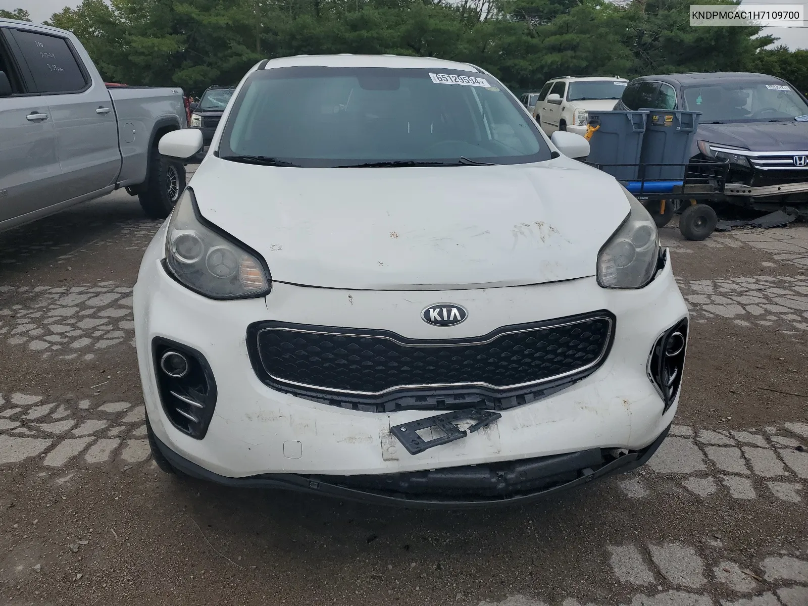 KNDPMCAC1H7109700 2017 Kia Sportage Lx