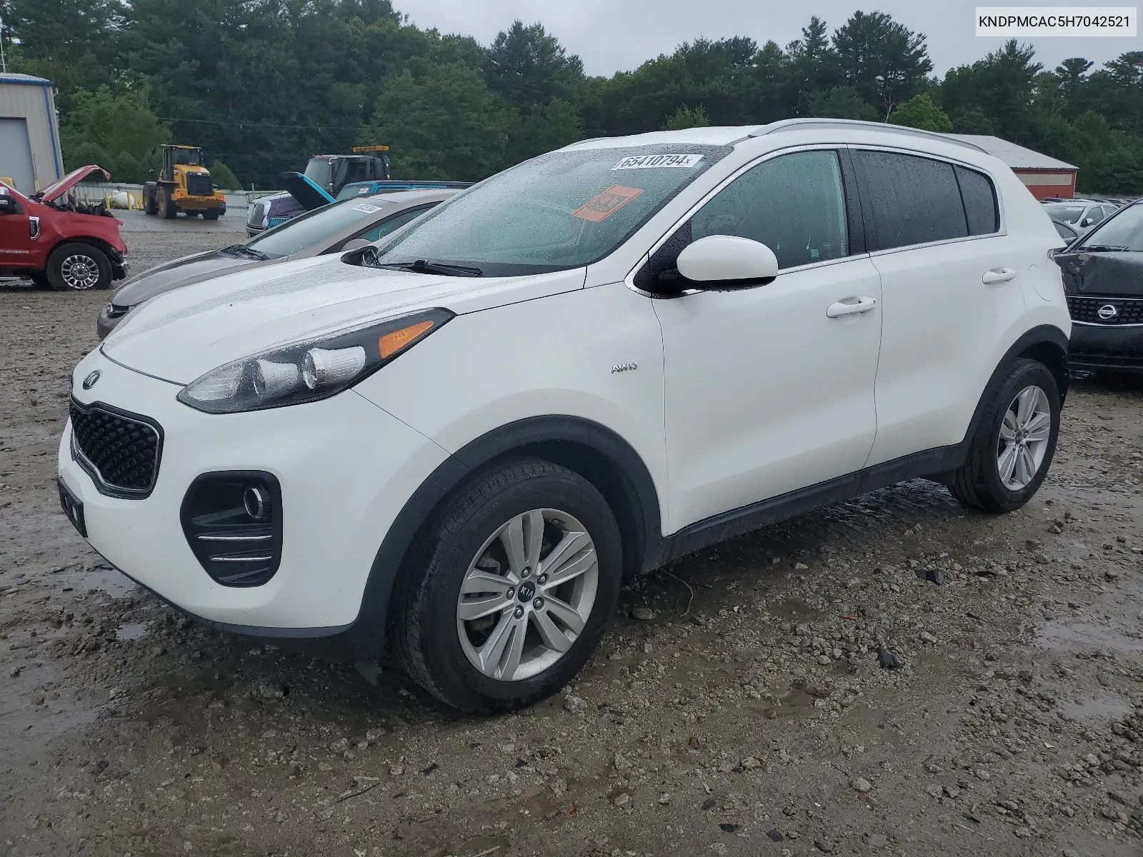 2017 Kia Sportage Lx VIN: KNDPMCAC5H7042521 Lot: 65410794