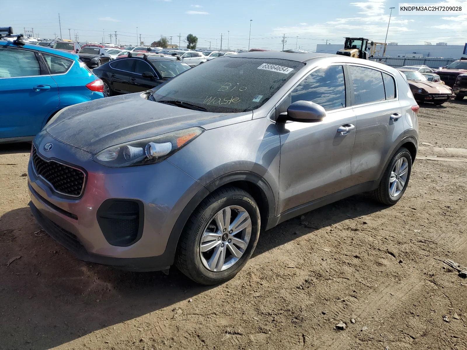 2017 Kia Sportage Lx VIN: KNDPM3AC2H7209028 Lot: 65564654