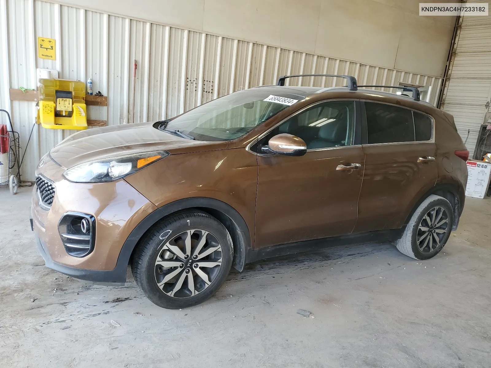 2017 Kia Sportage Ex VIN: KNDPN3AC4H7233182 Lot: 65843934