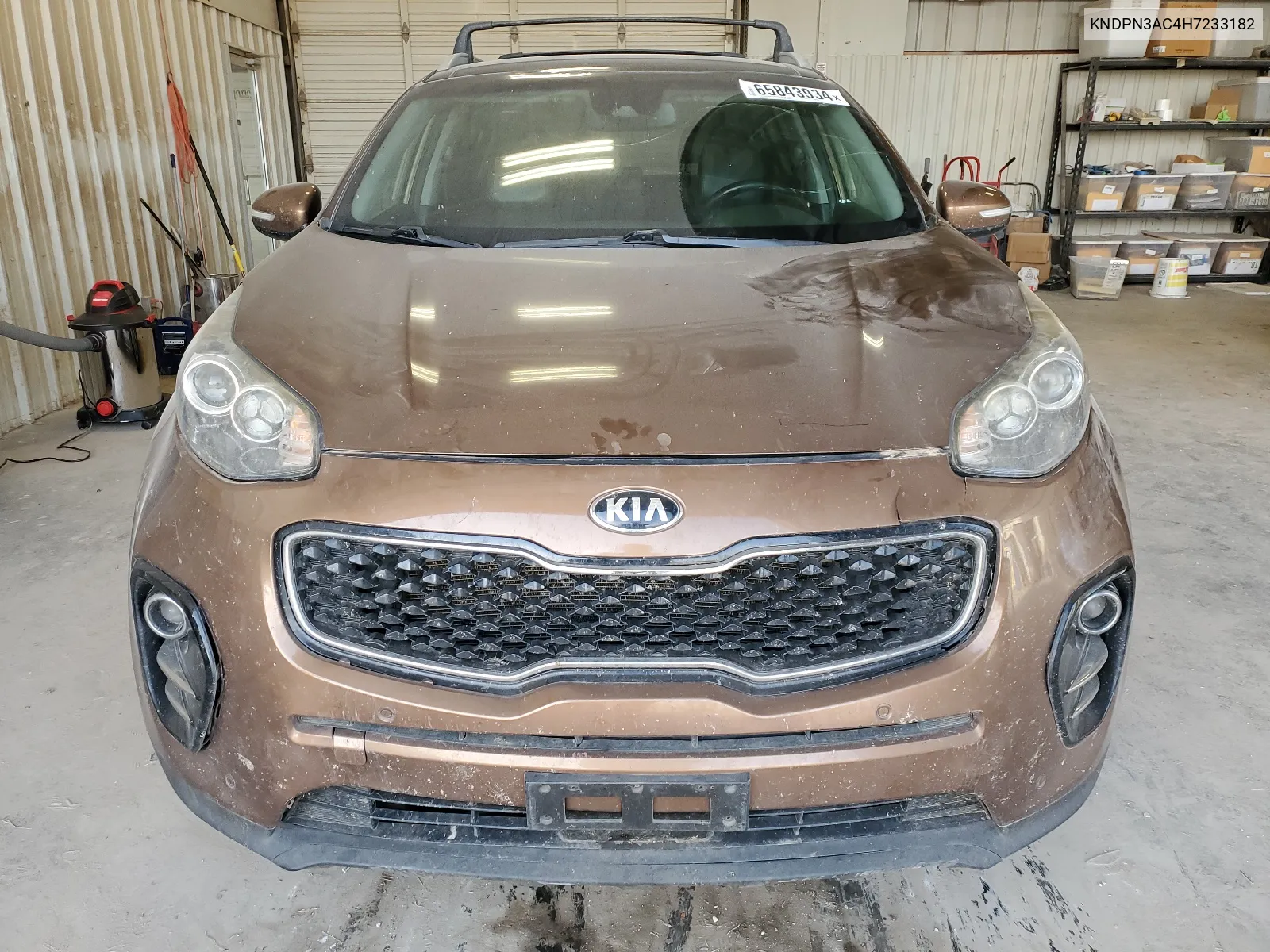 2017 Kia Sportage Ex VIN: KNDPN3AC4H7233182 Lot: 65843934