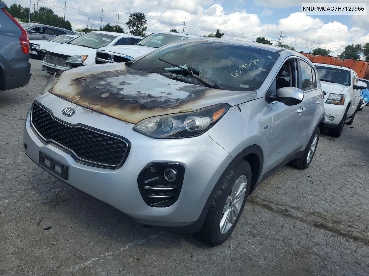 2017 Kia Sportage Lx VIN: KNDPMCAC7H7129966 Lot: 65995884