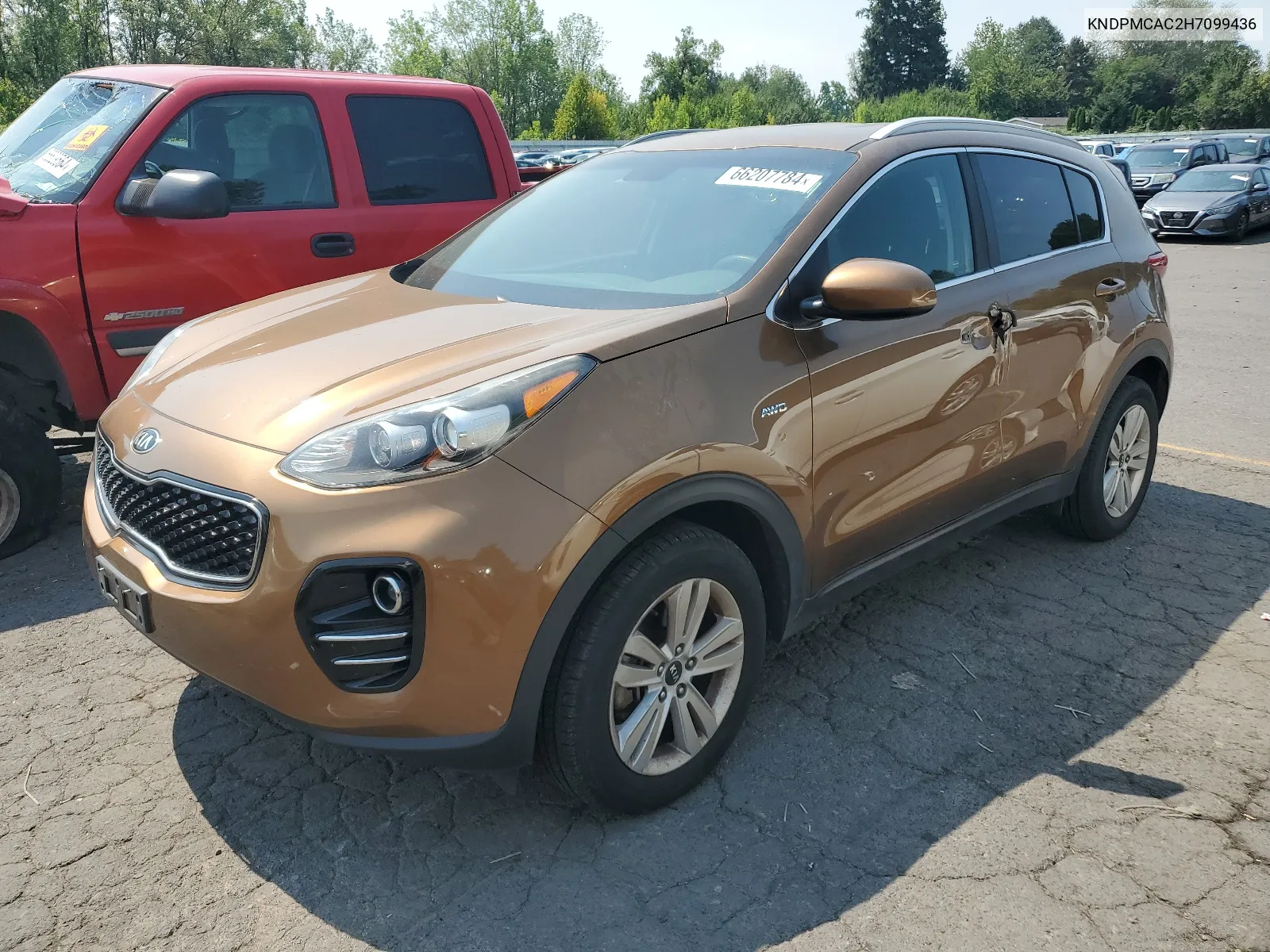 2017 Kia Sportage Lx VIN: KNDPMCAC2H7099436 Lot: 66207784