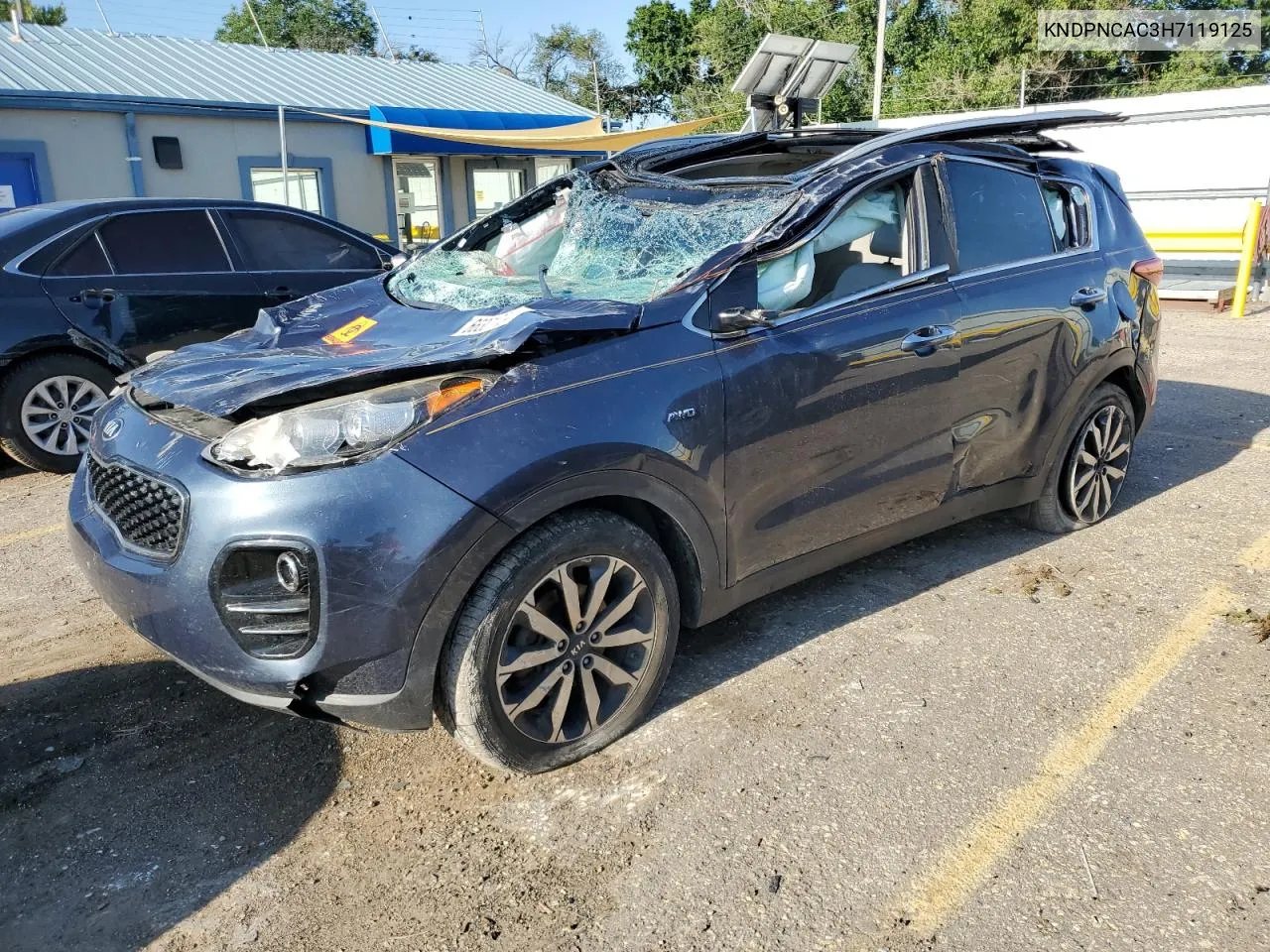 2017 Kia Sportage Ex VIN: KNDPNCAC3H7119125 Lot: 66301724