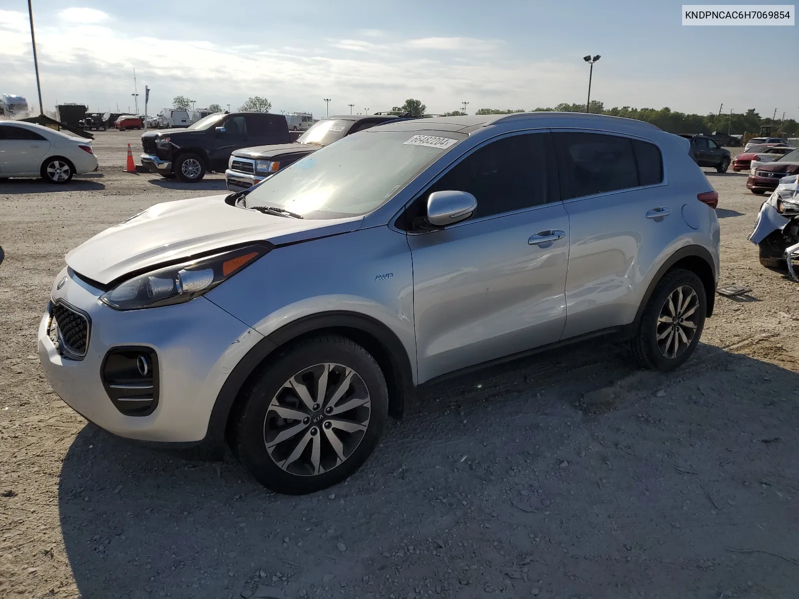 2017 Kia Sportage Ex VIN: KNDPNCAC6H7069854 Lot: 66482204