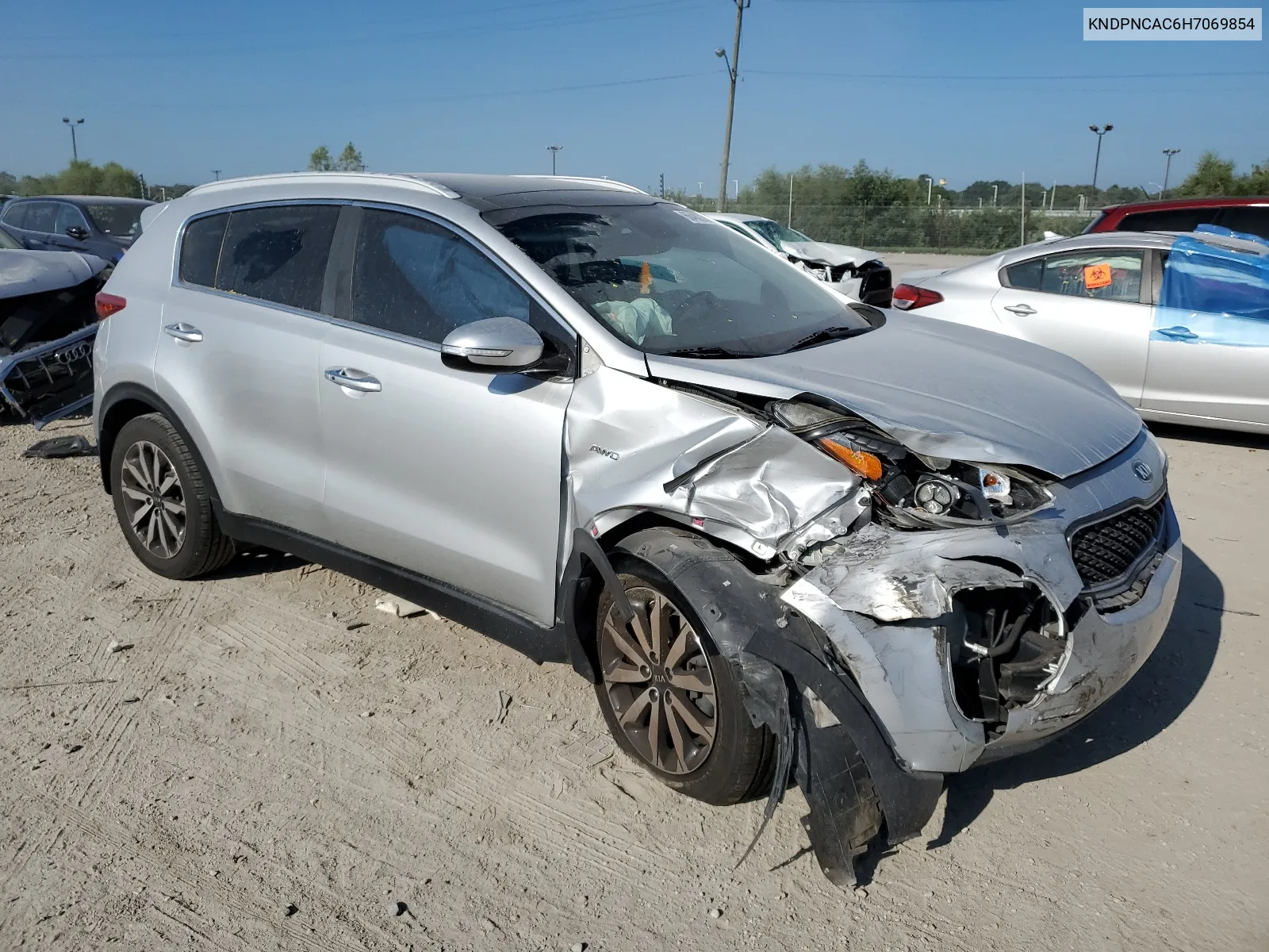 KNDPNCAC6H7069854 2017 Kia Sportage Ex